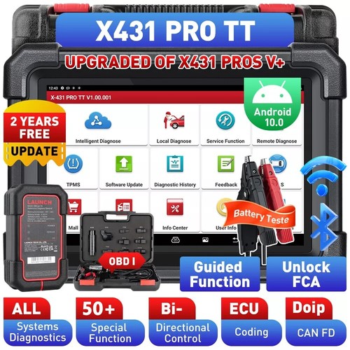 Launch x431 pro car obd2 - tt,